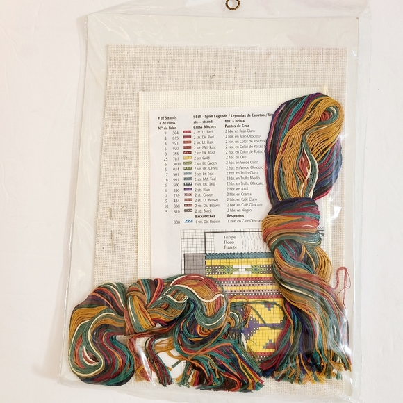 Nature's Window Cross Stitch Embroidery Kit SPIRITS LEGENDS 5419 - Picture 2 of 2